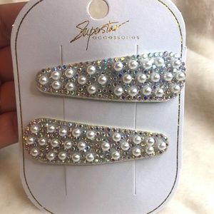 ✨Bundle 3/$8✨ Retro Diamond Pearl Hair clips